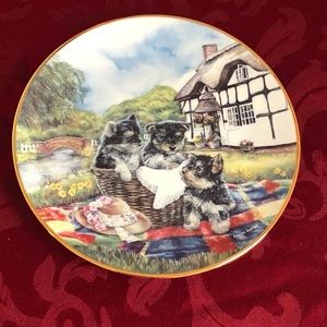 Hamilton Plate Collection “Cottage Puppies”